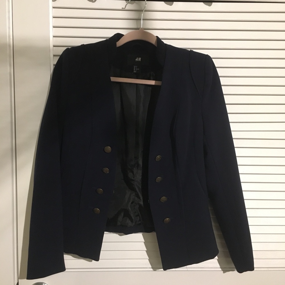 H&M military style blazer